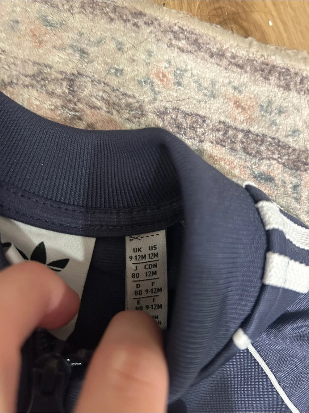 Adidas Original Kevin Lyon’s Kids Navy Track Jacket